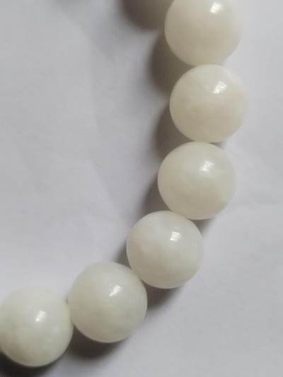 玉石 手串 手镯 手链专场 和田白玉手串。