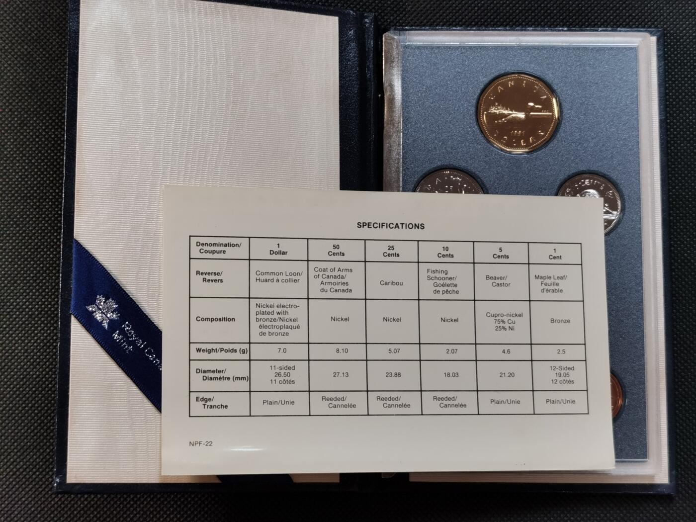  甄臻铺-世界钱币拍卖（第12期）送拍享返佣金等优惠多多 加拿大1991年套币（原盒加证书），几乎未氧化，现在难得一见