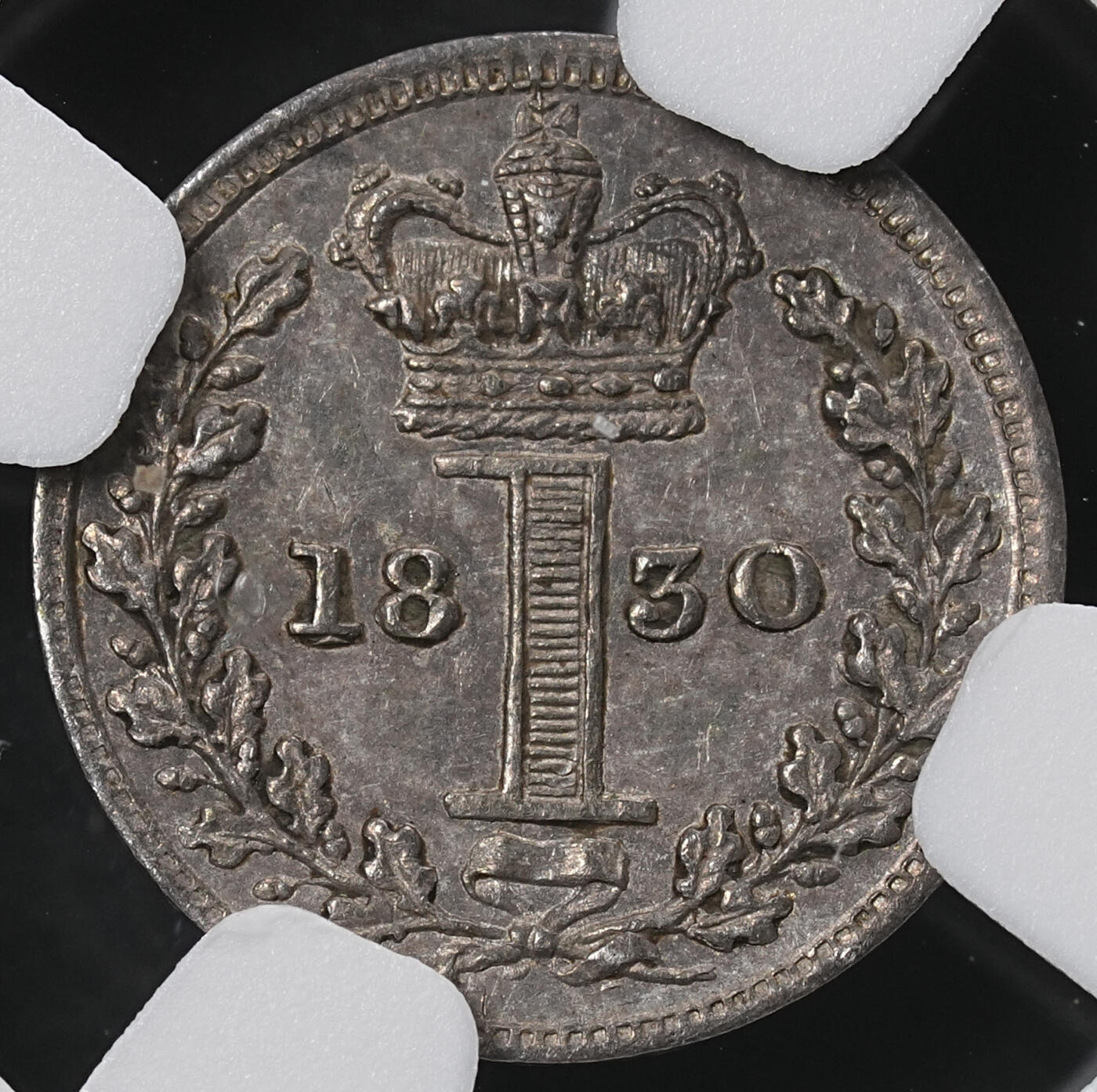 修遠堂世界钱币第六十五期 NGC MS62 1830年英国1便士银币 濯足币