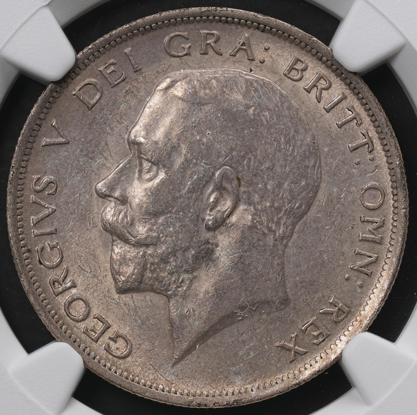 修遠堂世界钱币第六十五期 NGC MS62 1915年英国1/2克朗银币