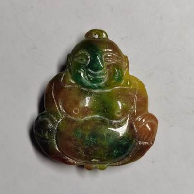 藏珍品阁专场54期 - 老玉佛公，三彩双面工