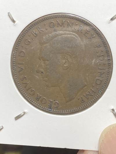 2025年第二十四场(总第五十场）外国好品散币(免佣金) - 好品英国🇬🇧1947年1便士(乔治六世前期印度皇帝加字版)