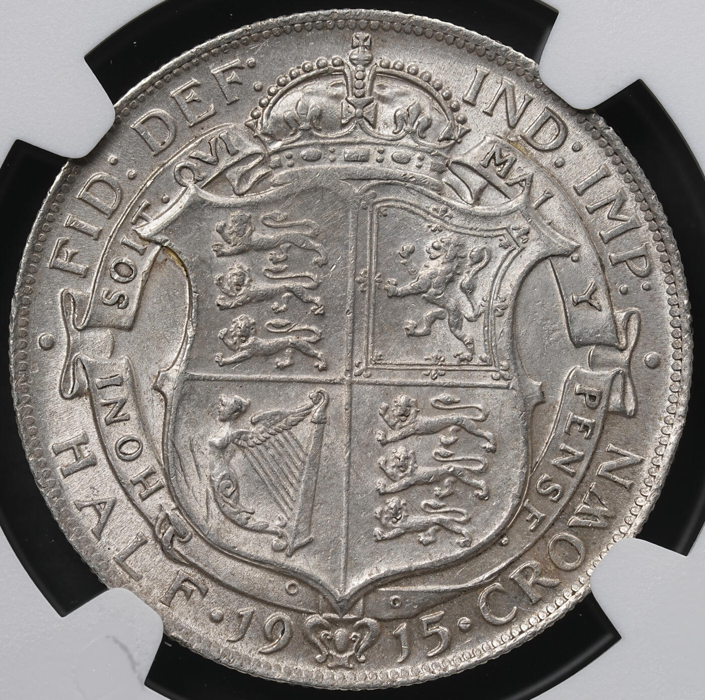 修遠堂世界钱币第六十五期 NGC MS62 1915年英国1/2克朗银币