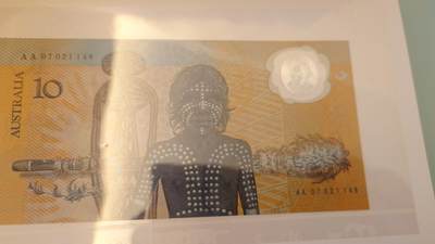 【世界钱币】精选微拍第174期暨2025年第13期  近期卖剩新品上架专场（一） 1988年澳大利亚10 纪念钞全新绝品AA冠原装册