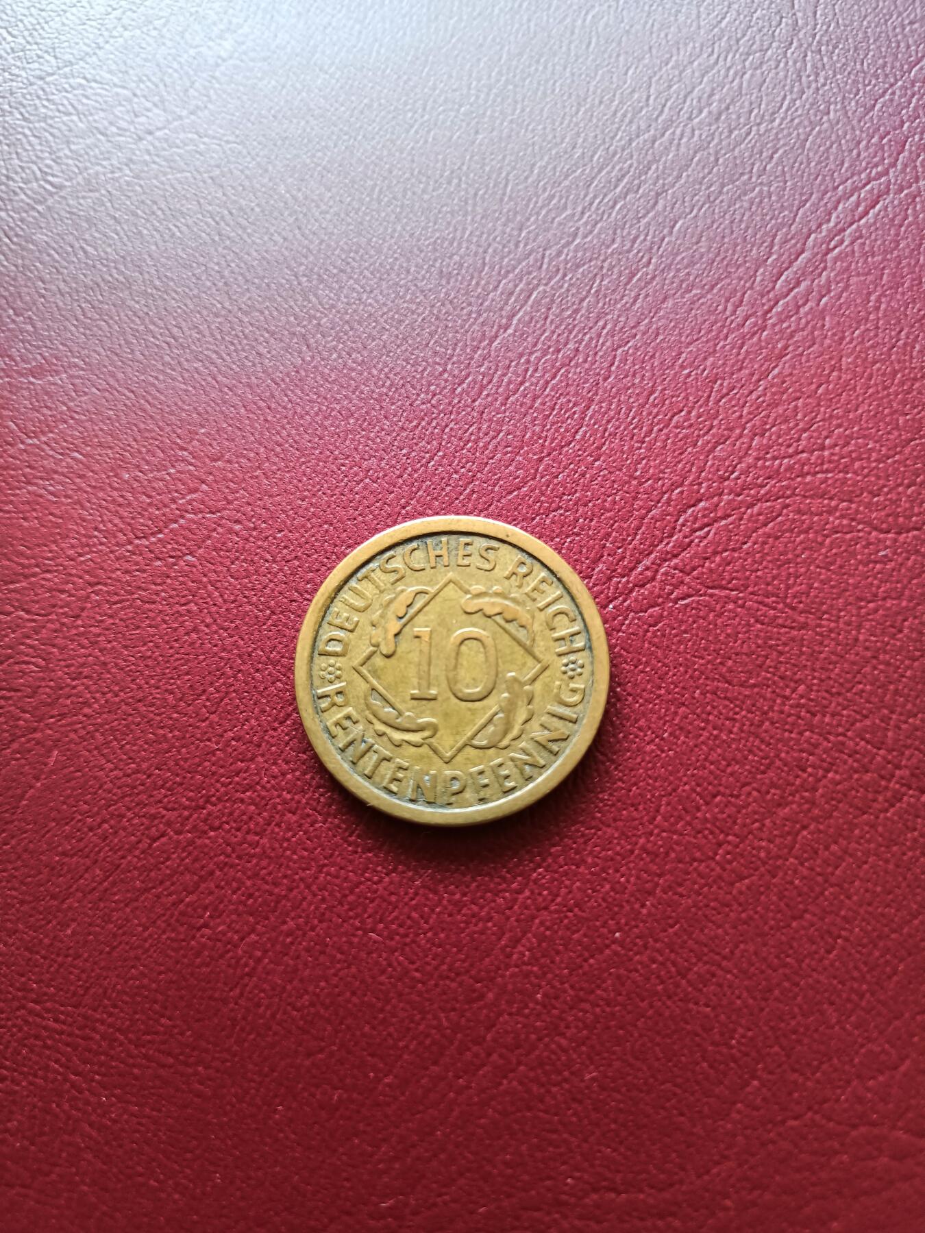 【云涧收藏】第十七场 德国1924年魏玛A标10芬尼