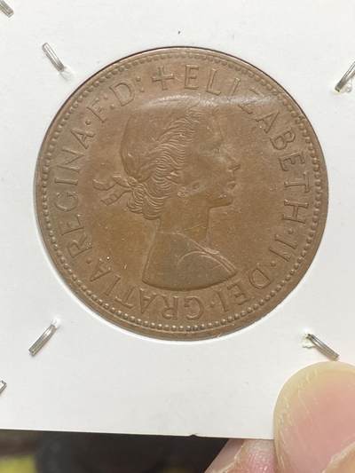 2025年第二十四场(总第五十场）外国好品散币(免佣金) - 好品英国🇬🇧1965年1便士(伊丽莎白二世时期，青年桂冠)