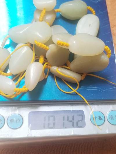 玉石 手串 手镯 手链专场 和田仔料链子。