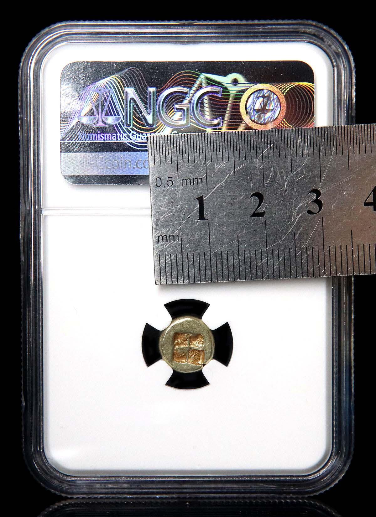 古希腊山林之神潘神头像琥珀金币-NGC评级优美b22-10