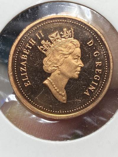 2025年第二十二场(总第四十八场）外国好品散币(免佣金) - 原光加拿大🇨🇦1991年1分精制币(伊丽莎白二世中年高冠)