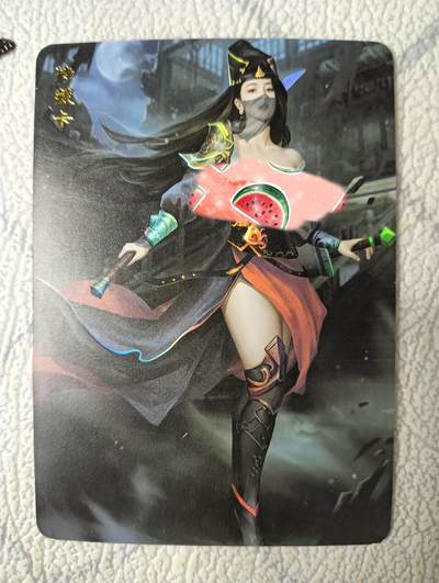 花开卡拍第30期（7月13号周日截拍，品控勿拍!!!拍品不寄存，运费5元，自制卡难免瑕疵，可能存在轻微撞角爆边等出厂瑕疵，品控介意勿拍！） - ​卡将原创 锦衣卫之卫艺术版 彩闪