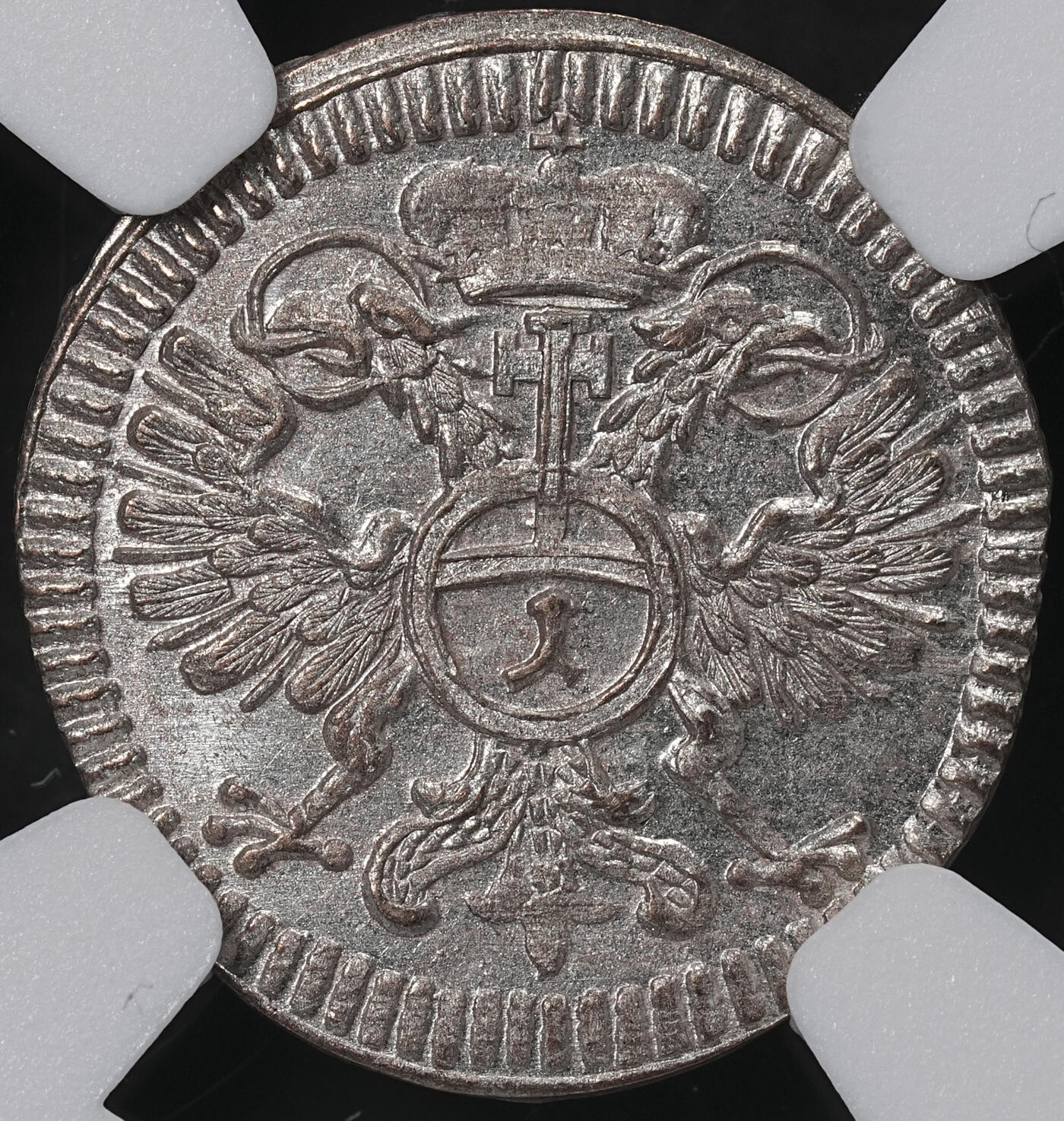 修遠堂世界钱币第六十五期 NGC MS64 1738-52年神罗治下德国雷根斯堡自由市1克鲁泽银币