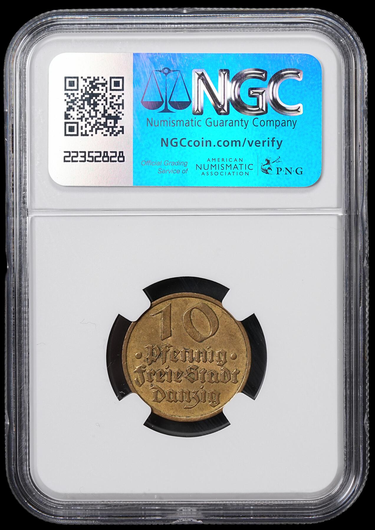 修遠堂世界钱币第六十五期 NGC MS63 1932年但泽自由市10芬尼