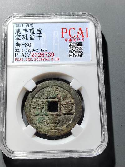 PCAI钱币10-315  杂七杂八钱币小专场 - 咸丰重宝巩十
