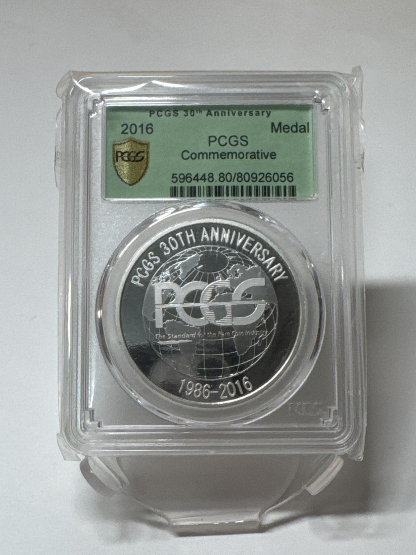 2016 Medal PCGS Commemorative 30th Anniversary