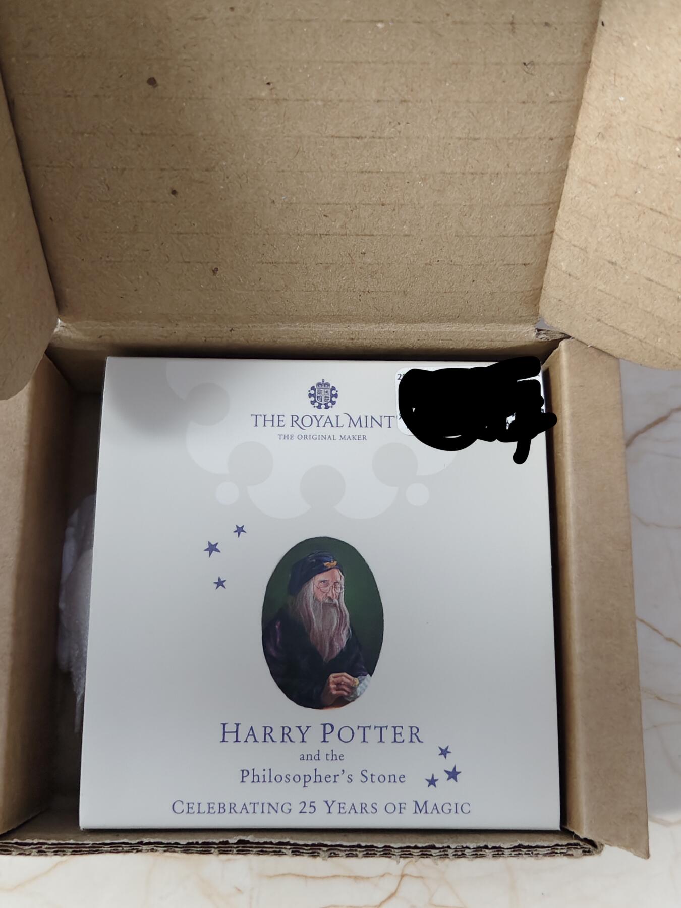 第168期拍卖【长期征集拍品】 英国2023年哈利波特阿不思邓不利多50便士彩色纪念银币NGC-PF68原盒证书，925银，8克，发行15000枚