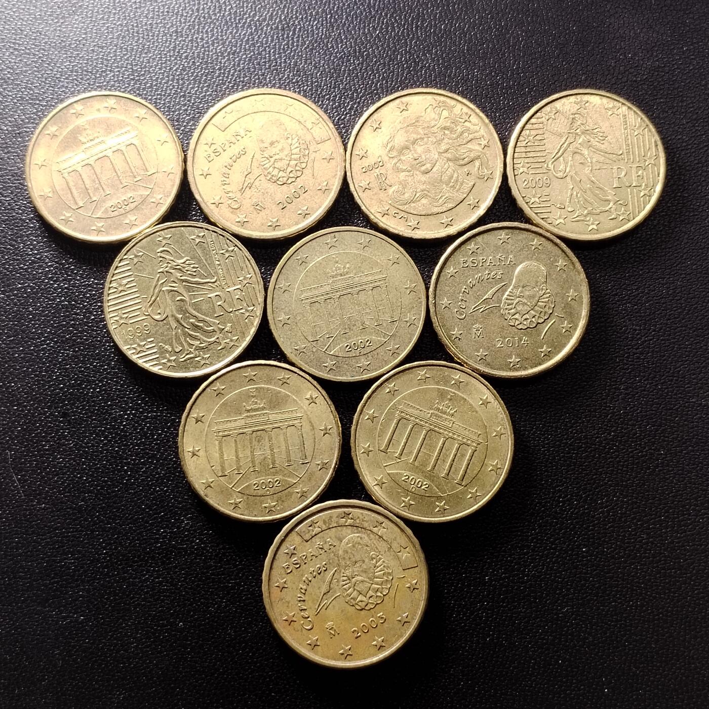 20250410 欧分一组10枚