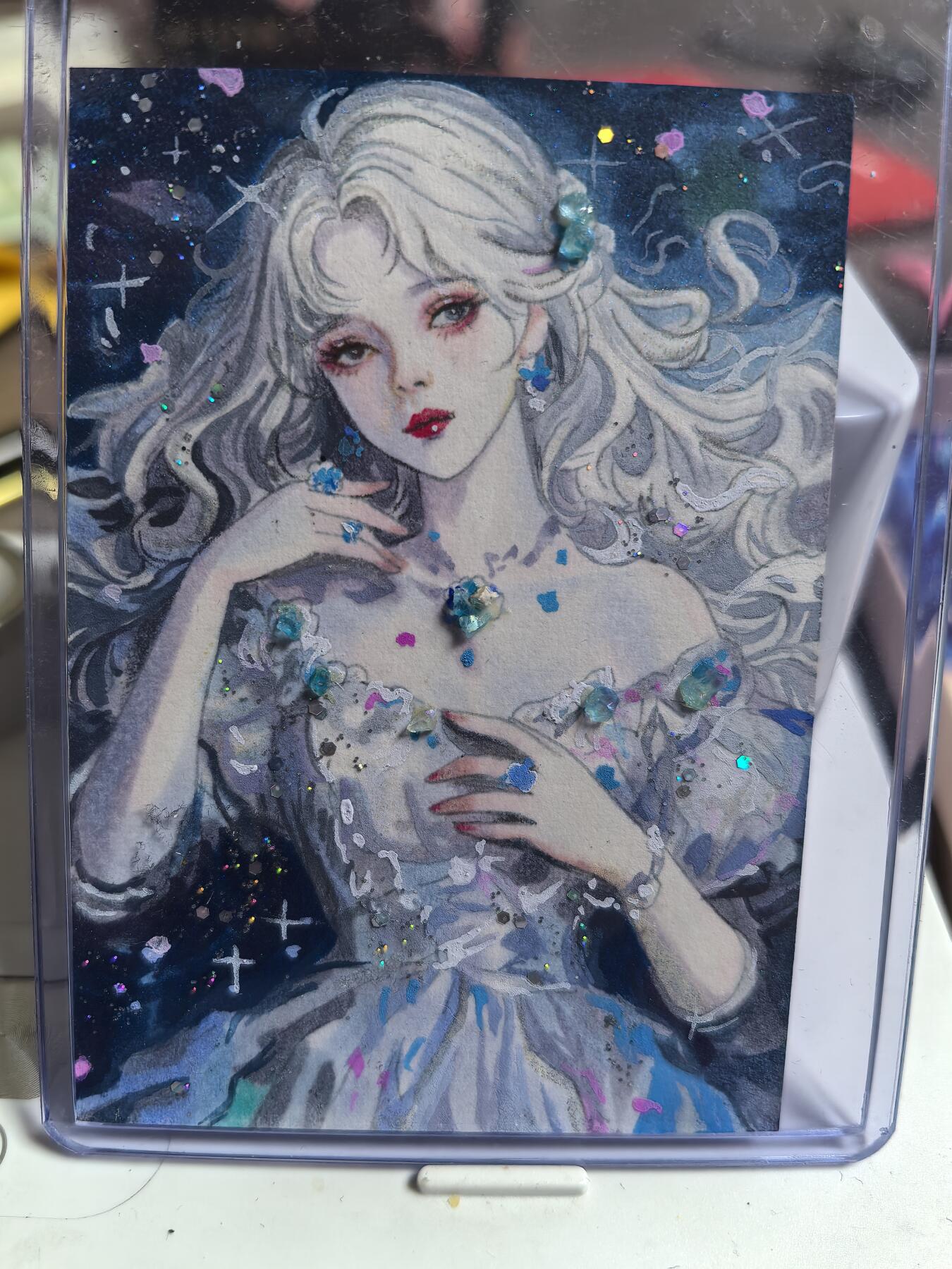 阳大大卡牌超级大甩拍第47期（周五晚上九点截拍，持续收拍品，进群福利早知道） 【手绘卡】新锐画师【十七里】飞梵艺术家 白雪公主