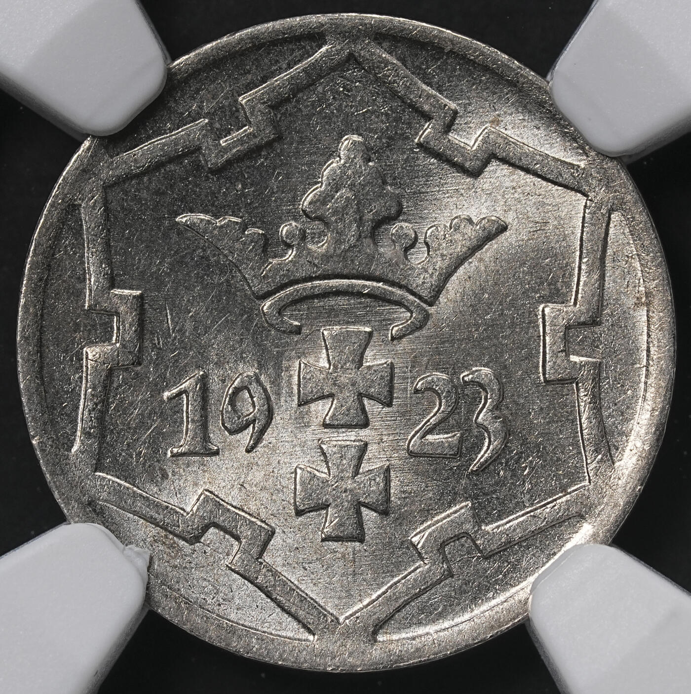 修遠堂世界钱币第六十五期 NGC MS64 1923年但泽自由市5芬尼