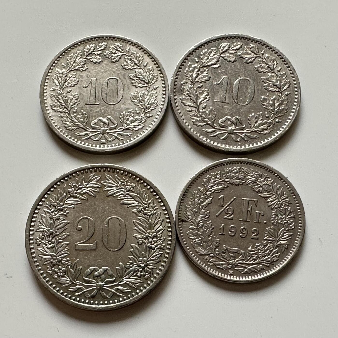 🌹外币初藏🌹🐯2025年第36场  每周二四六晚8️⃣点 接代拍 瑞士四枚