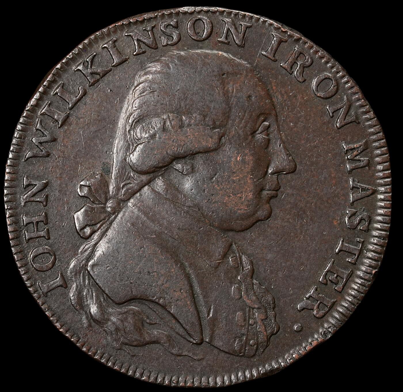 修遠堂世界钱币第六十五期 1788年英国半便士代用币 14.25g