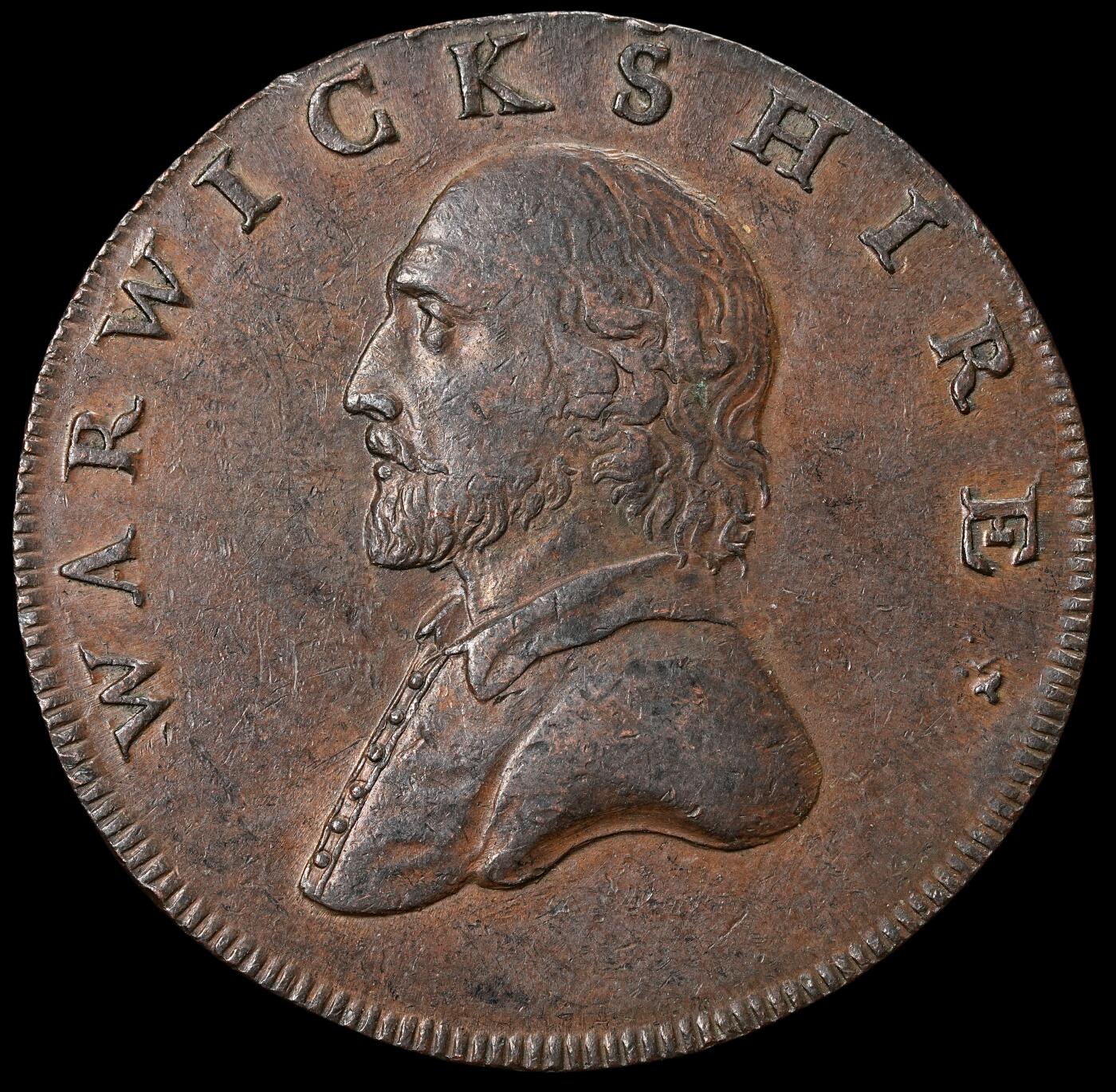 修遠堂世界钱币第六十五期 1791年英国1/2便士代用币 13.53g