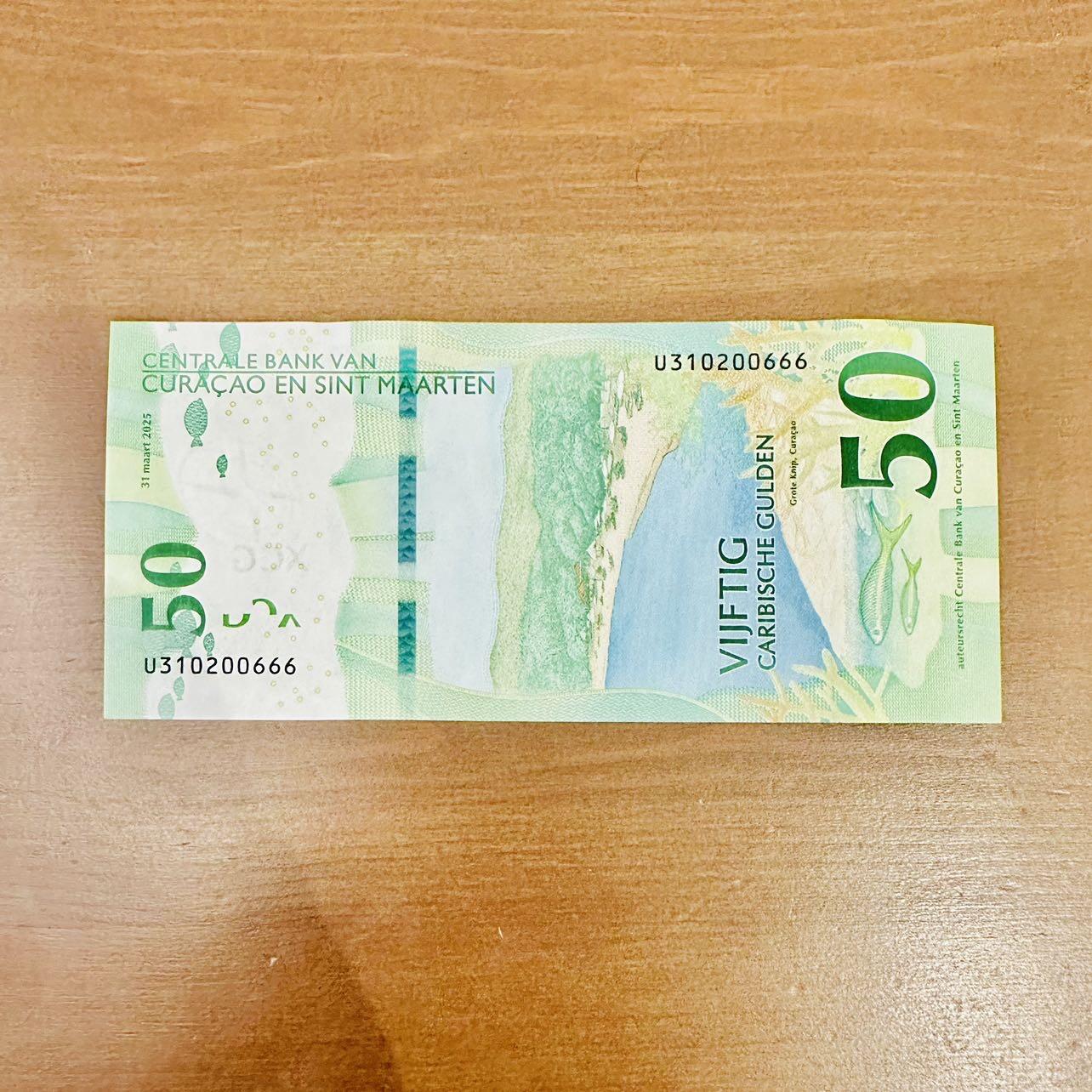 🇨🇼¥ ¥库拉索和圣马丁2025年10-20-50-100-200东加勒比盾，首发冠