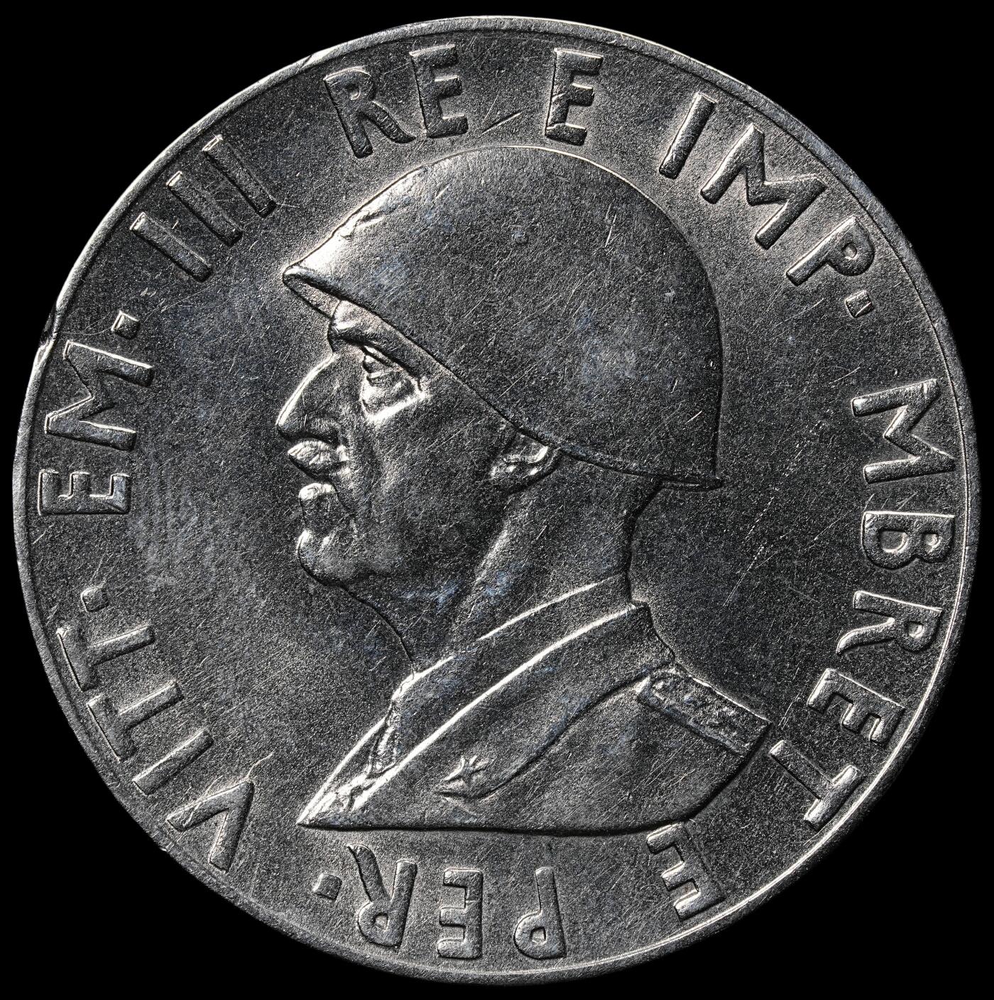 修遠堂世界钱币第六十五期 1939年意占阿尔巴尼亚2 LEK