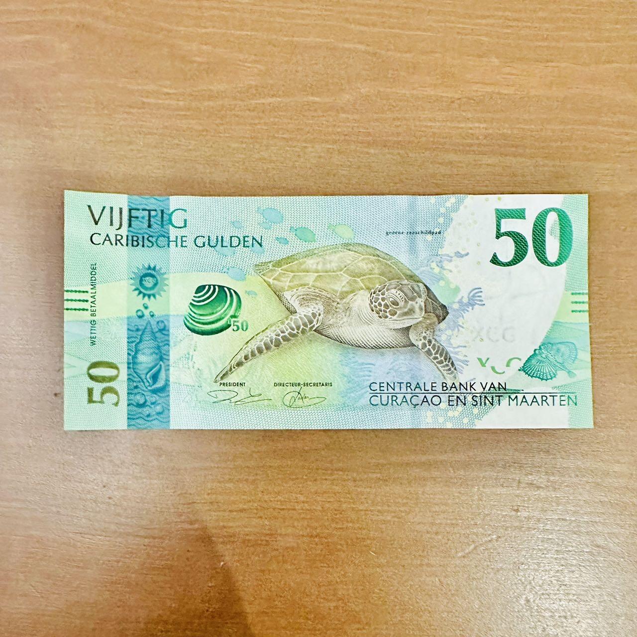 🇨🇼¥ ¥库拉索和圣马丁2025年10-20-50-100-200东加勒比盾，首发冠