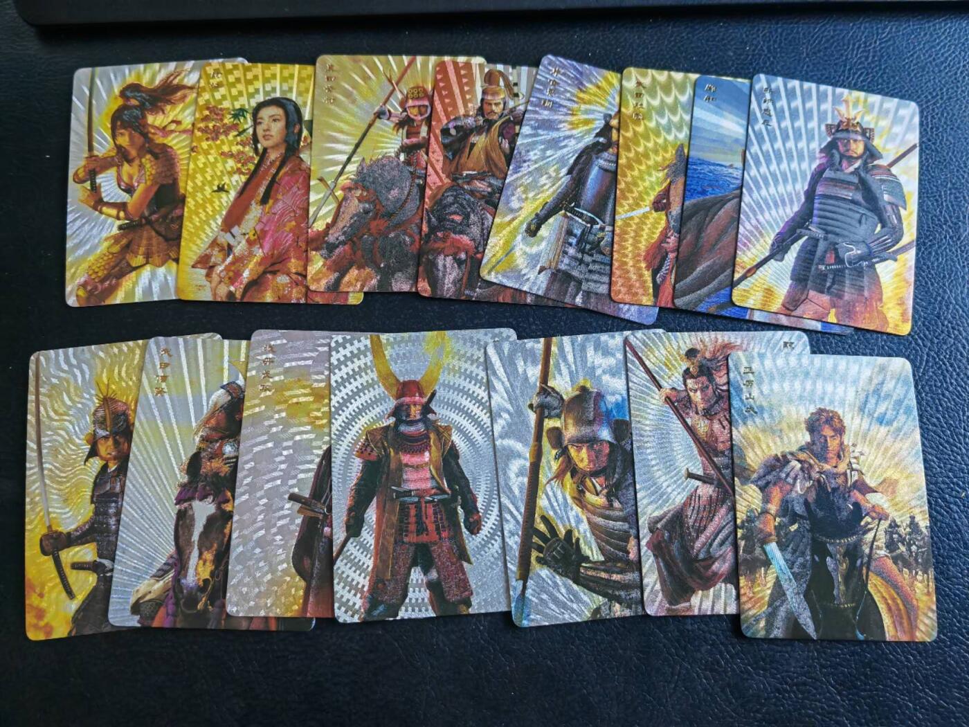 阳大大卡牌超级大甩拍第47期（周五晚上九点截拍，持续收拍品，进群福利早知道） 人民文学出版社 人文之宝 长野刚 日本战国武将+亚历山大、郑和 15张 粗闪