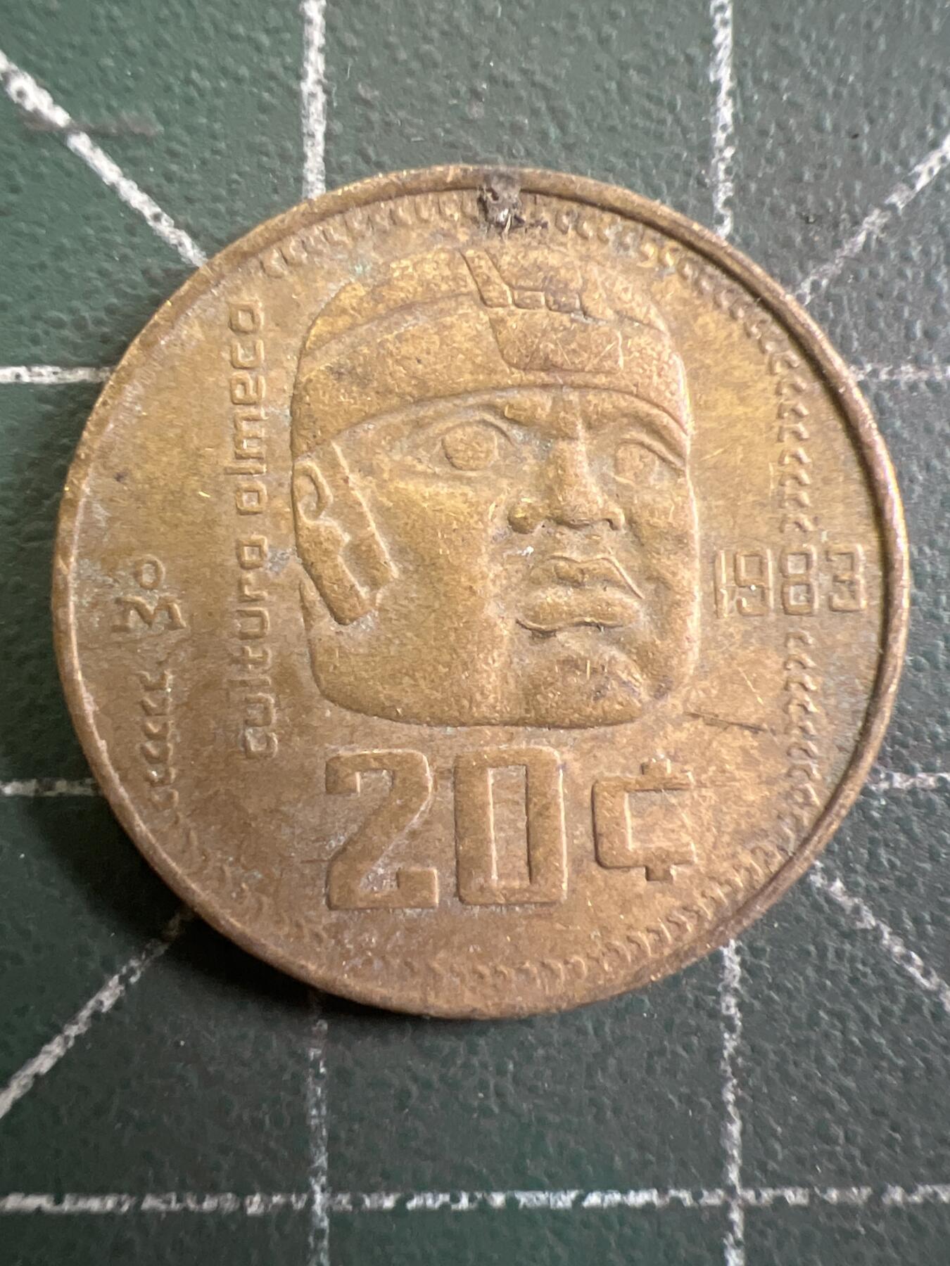 第945期  硬币专场 （无押金，捡漏，全场50包邮，偏远地区除外，接收代拍业务，本店十天发一次货） 墨西哥 20 c
