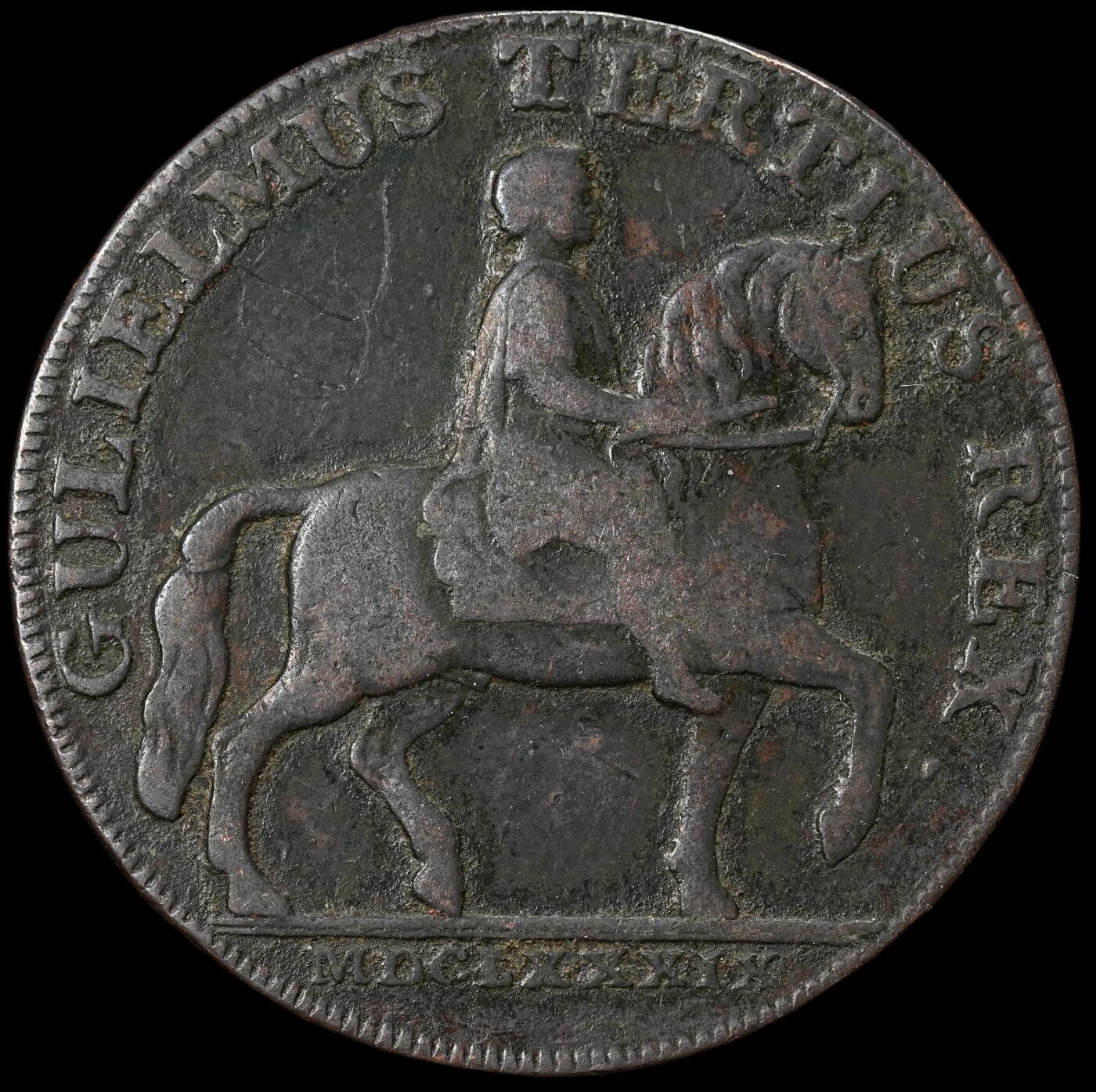 修遠堂世界钱币第六十五期 1791年英国赫尔城半便士代用币 12.22g