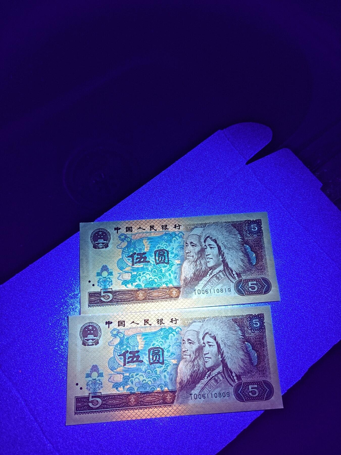 四版805倒置号强荧光品种币