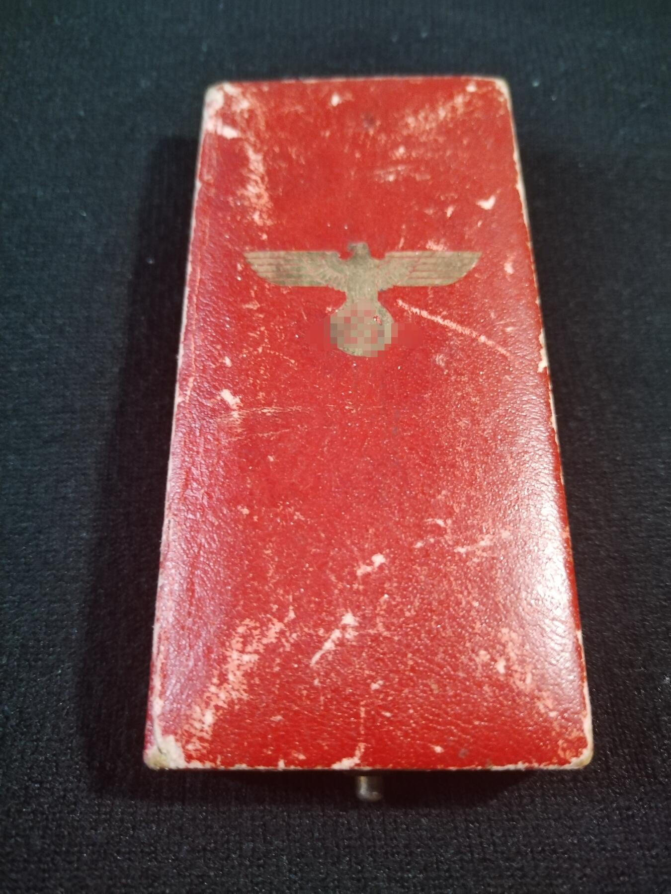 德国勋章专拍 德国（1939）德奥合并奖章 少见带原盒