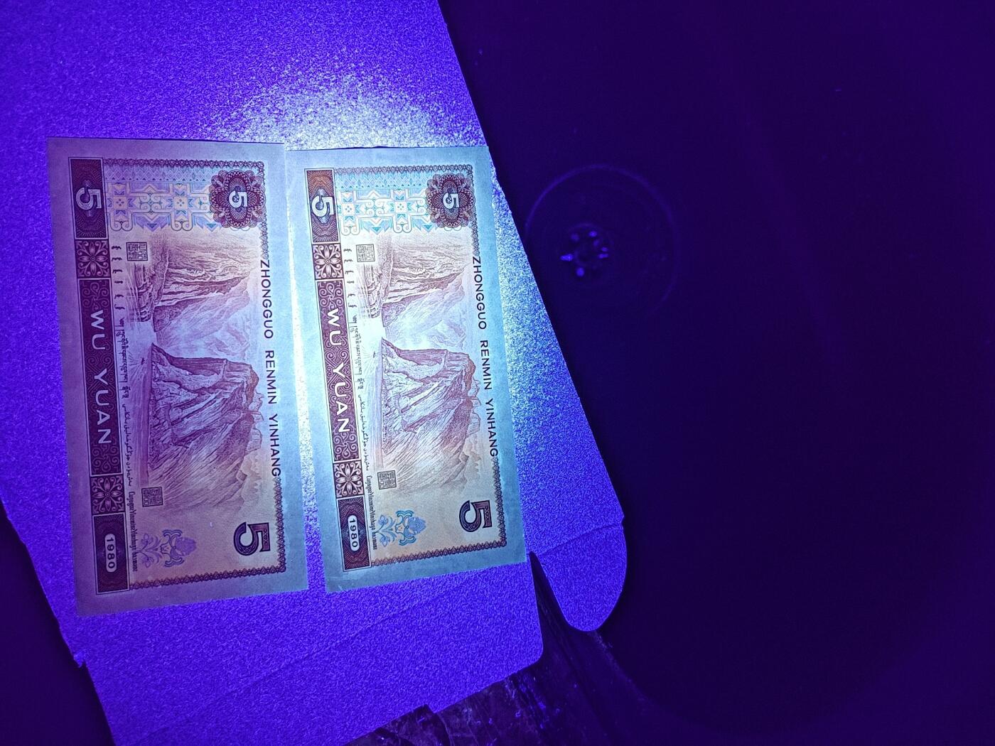 四版805倒置号强荧光品种币