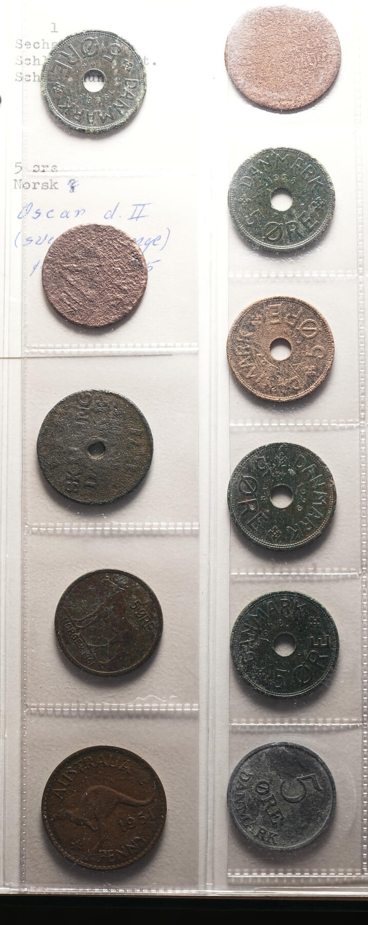 修遠堂世界钱币第六十五期 外国硬币一册 190余枚 部分品烂有严重腐蚀 含银币