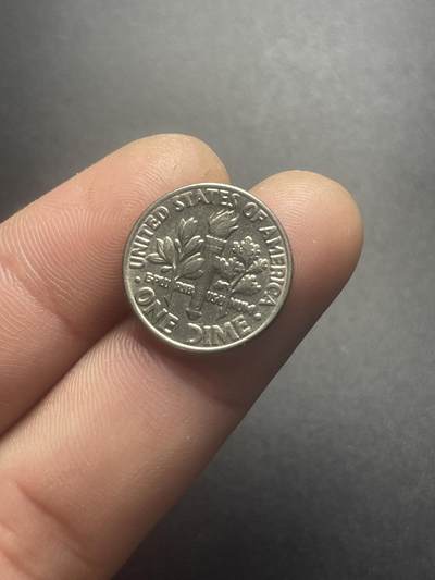 各个国家硬币专场1 美国1984年 罗斯福10分高银版美分银币 