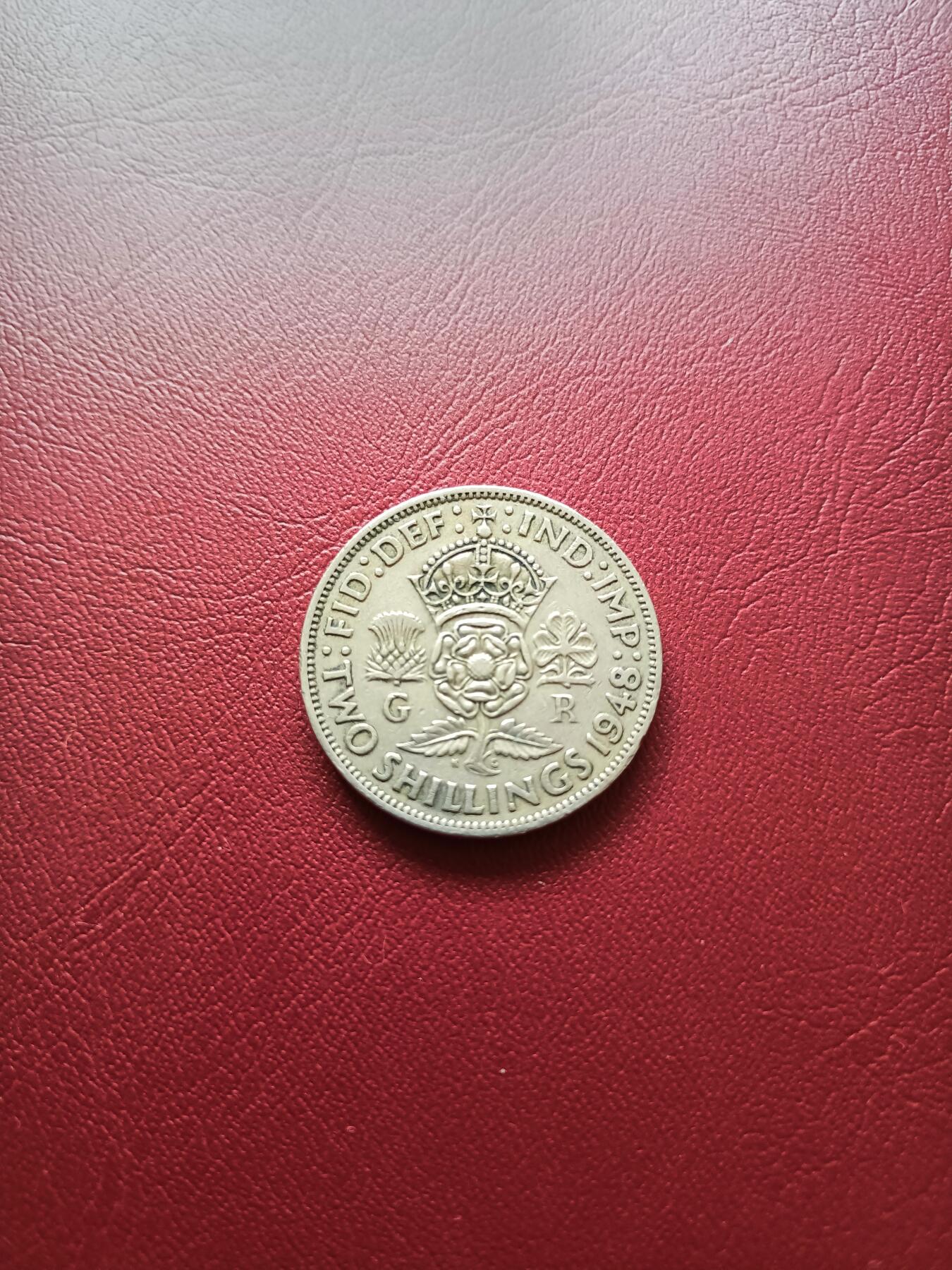 【云涧收藏】第十八场 英国1948年2先令