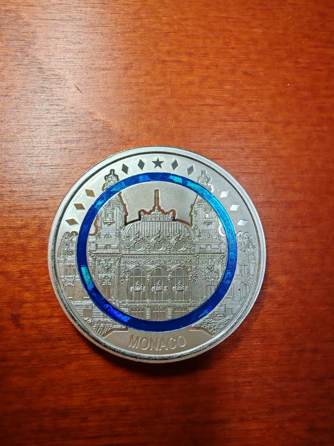 长老汇蛇年精选第九场拍卖 2016摩纳哥10欧元银样币，原水晶盒，不含证书