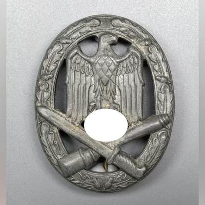 德国勋章专拍 - 德国WWII普通突击奖章，锌合金镀银，RK厂制作