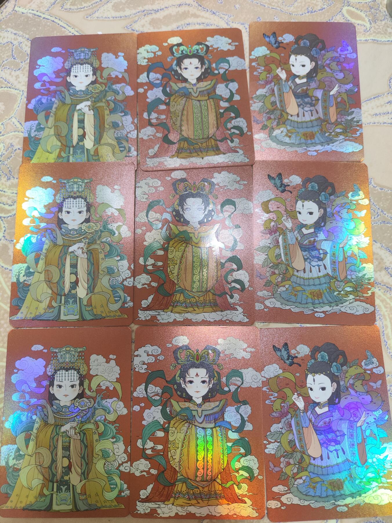 阳大大卡牌超级大甩拍第49期（周五晚上九点截拍，持续收拍品，进群福利早知道） 小花瓣艺术文创9张盘