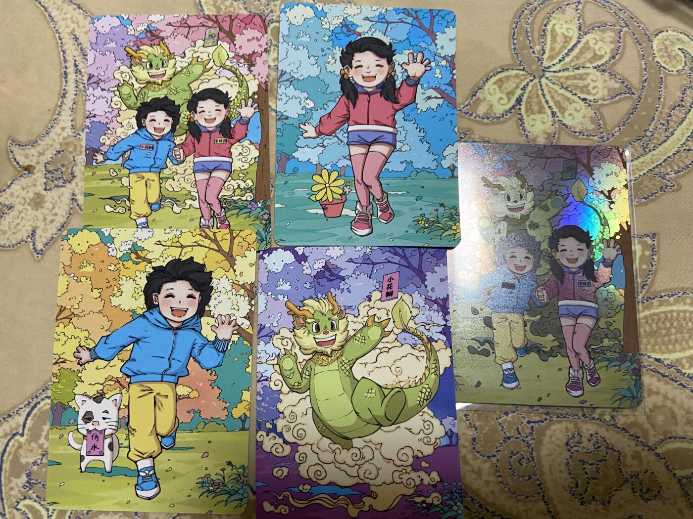 阳大大卡牌超级大甩拍第49期（周五晚上九点截拍，持续收拍品，进群福利早知道） 2024小花瓣 四张➕一张限编372/500麦西奇联名卡