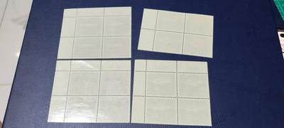 德国邮票专场，都是四方联套票 德国邮票四方联一套，1964年发行，海洋鱼类动物4全，品相如图