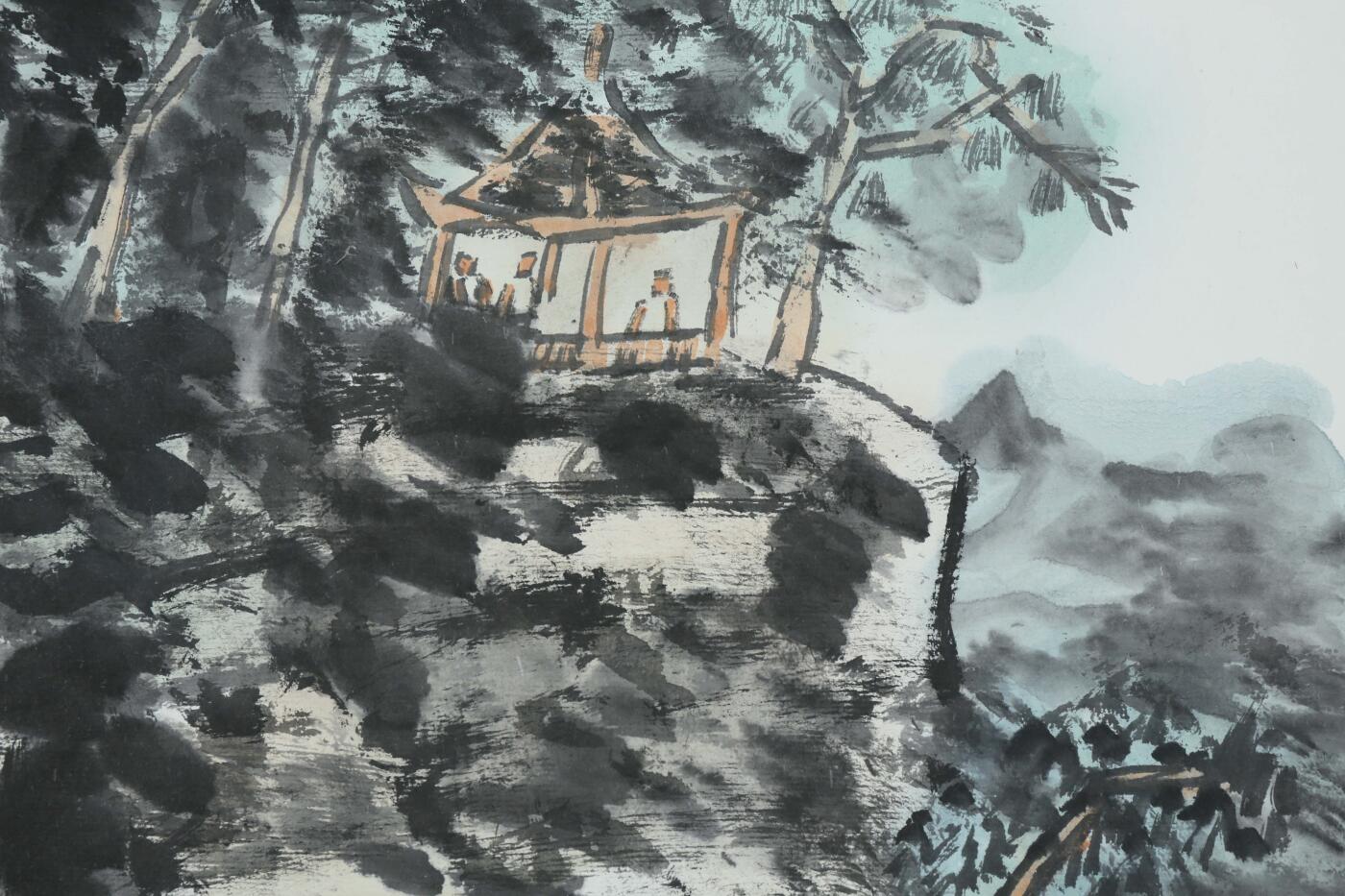 承乾2025迎春文物艺术品拍卖会 山水 龙瑞 67*44cm 设色纸本立轴