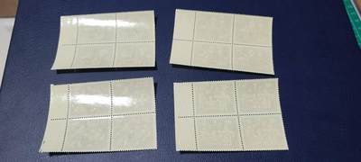 德国邮票专场，都是四方联套票 德国邮票四方联一套，1964年发行，童话故事睡美人，品相如图