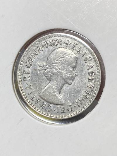 2025年第二十五场(总第五十一场）外国好品散币(免佣金) - 澳大利亚🇦🇺1955年3便士银币(m版墨尔本造，首发年)