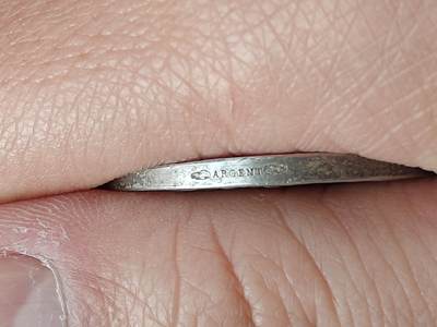 世界精品徽章拍卖 好品法国庚子章，章体和勋条都带巴黎铸币厂戳