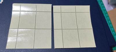 德国邮票专场，都是四方联套票 🔥四方连套票🔥德国欧罗巴系列邮票一套，1966年发行欧罗巴抽象帆船2全，品相如图