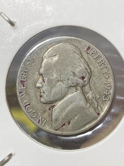 2025年第二十六场(总第五十二场）外国好品散币(免佣金) - 少见美国🇺🇸1943年5分银币(P标费城造)