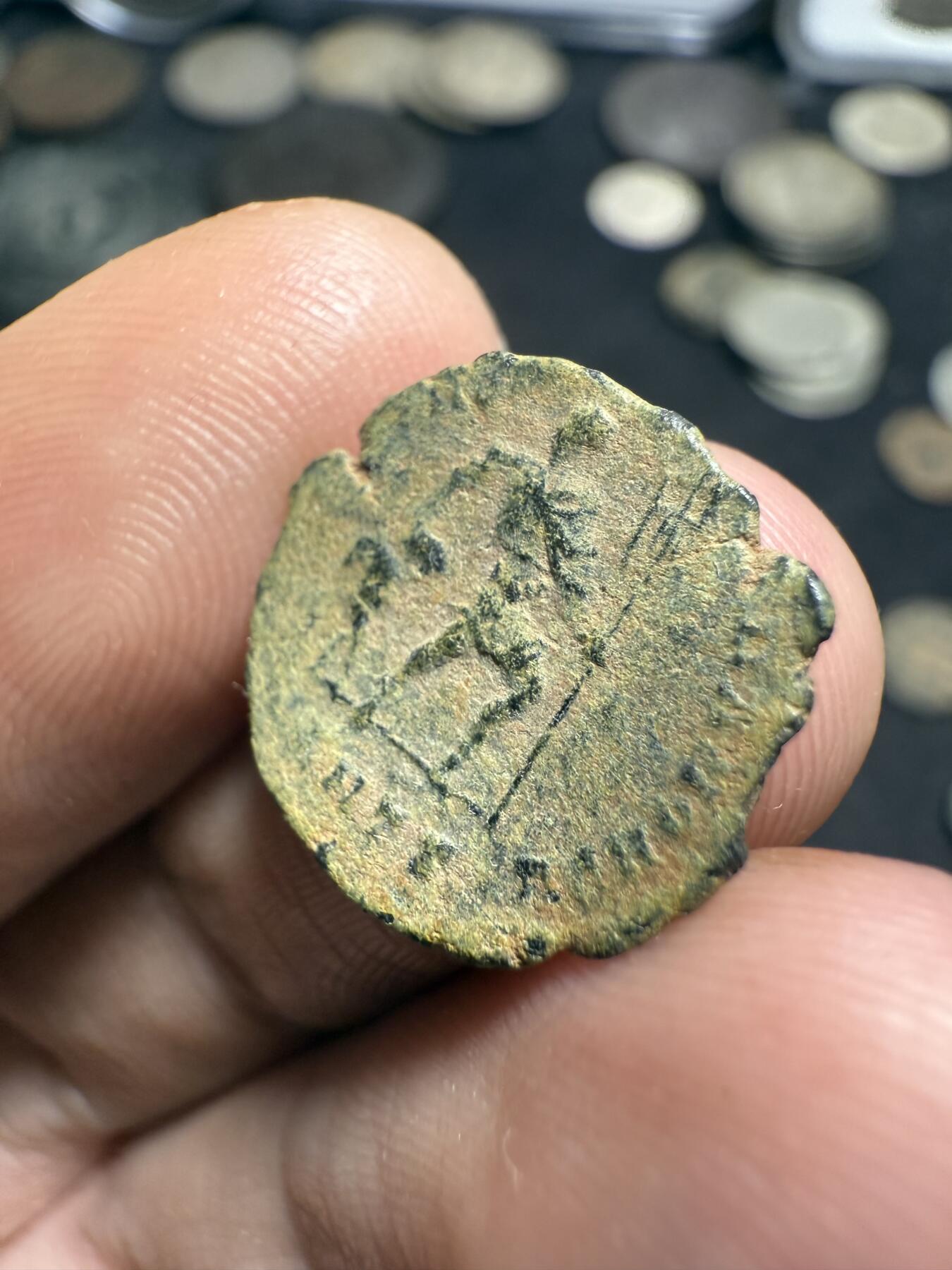 南宋泉阁俄币 外币 国币 专场第九期【送拍无额外佣金】 古罗马 公元375-392年 瓦伦提尼安二世铜币 细节不错 好品