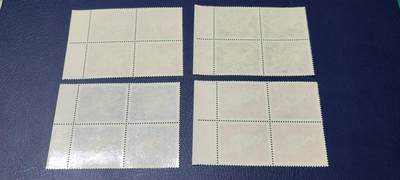 德国邮票专场，都是四方联套票 德国邮票四方联一套，1968年发行，小动物主题4全，品相如图